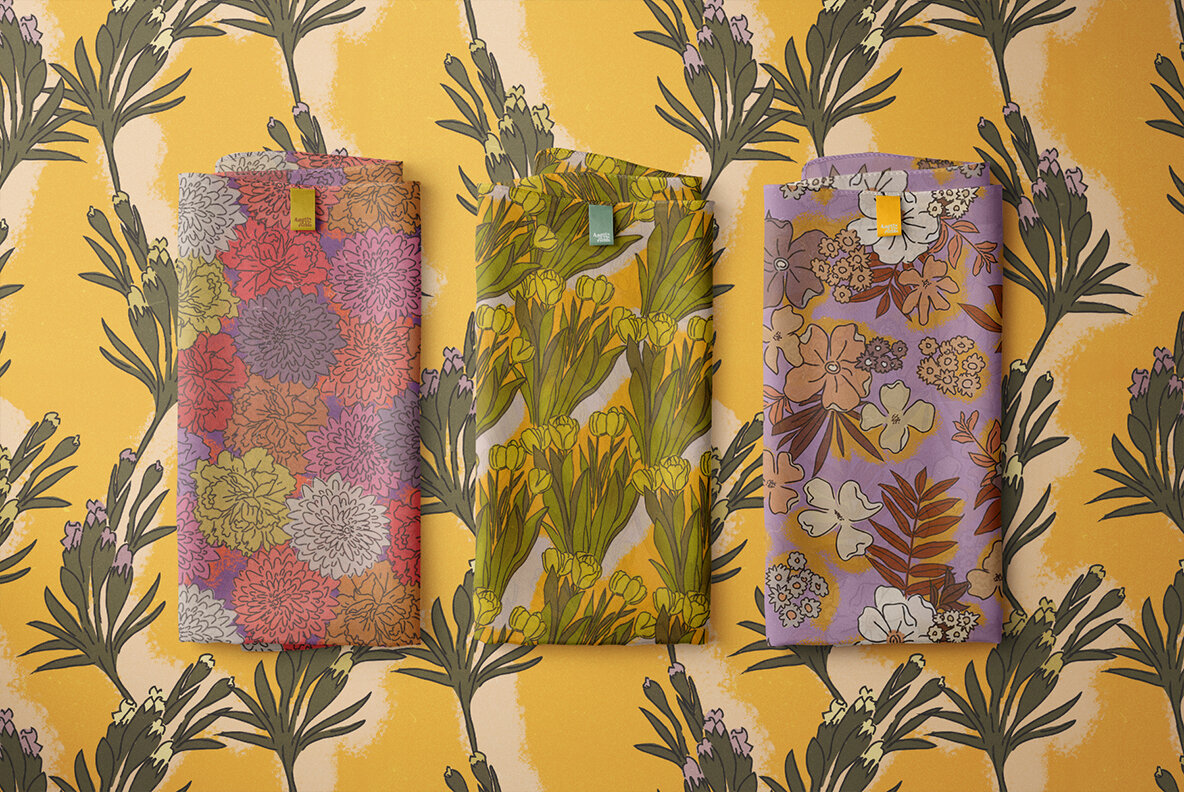 Floral Sketchbook Pattern Set 9