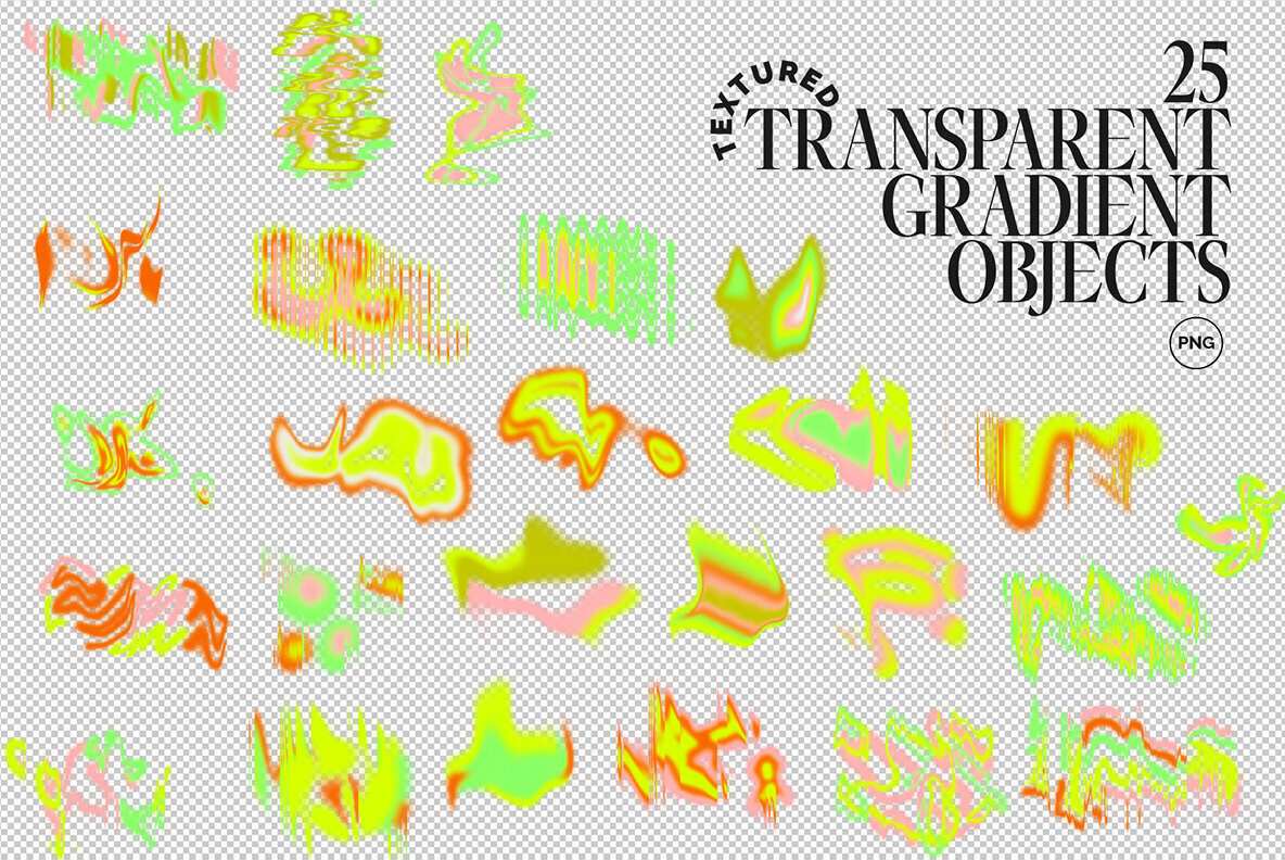 Bleached Gradient Set 3