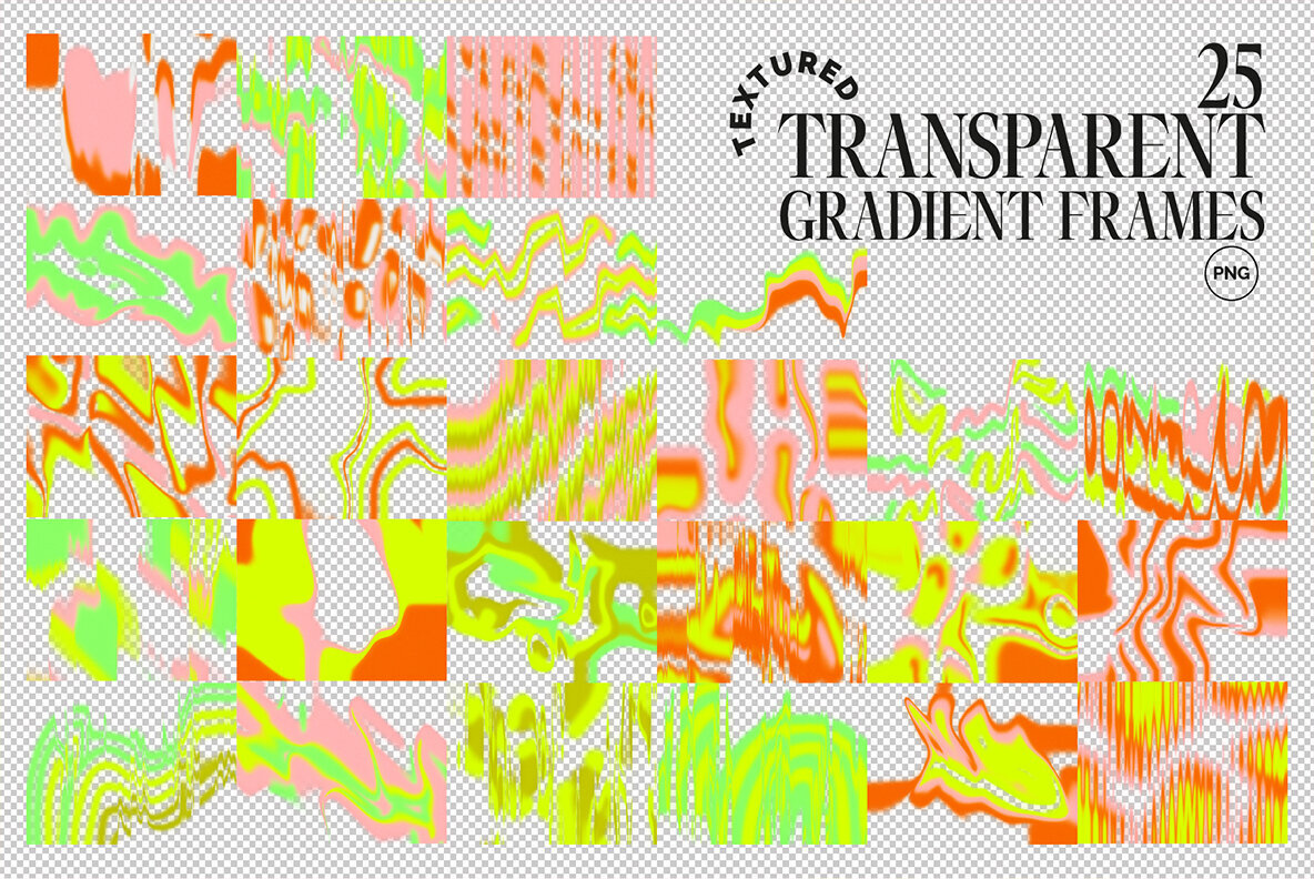 Bleached Gradient Set 5