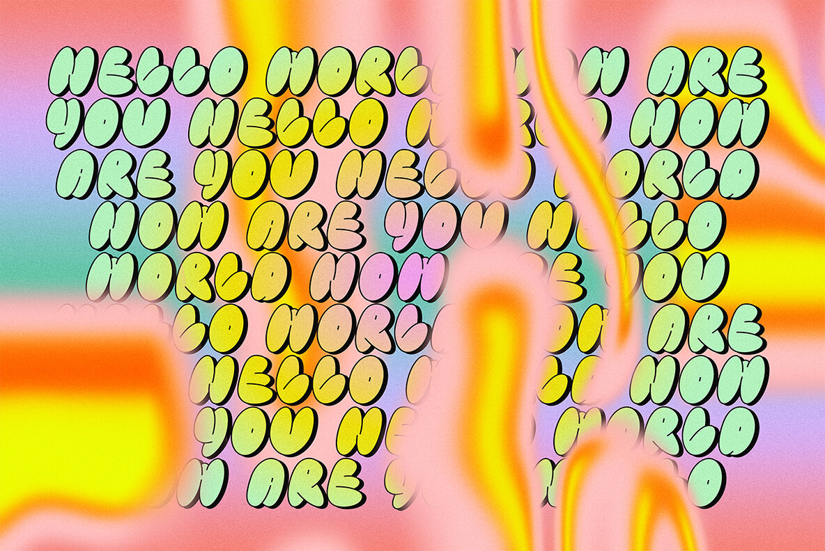 Bleached Gradient Set 6