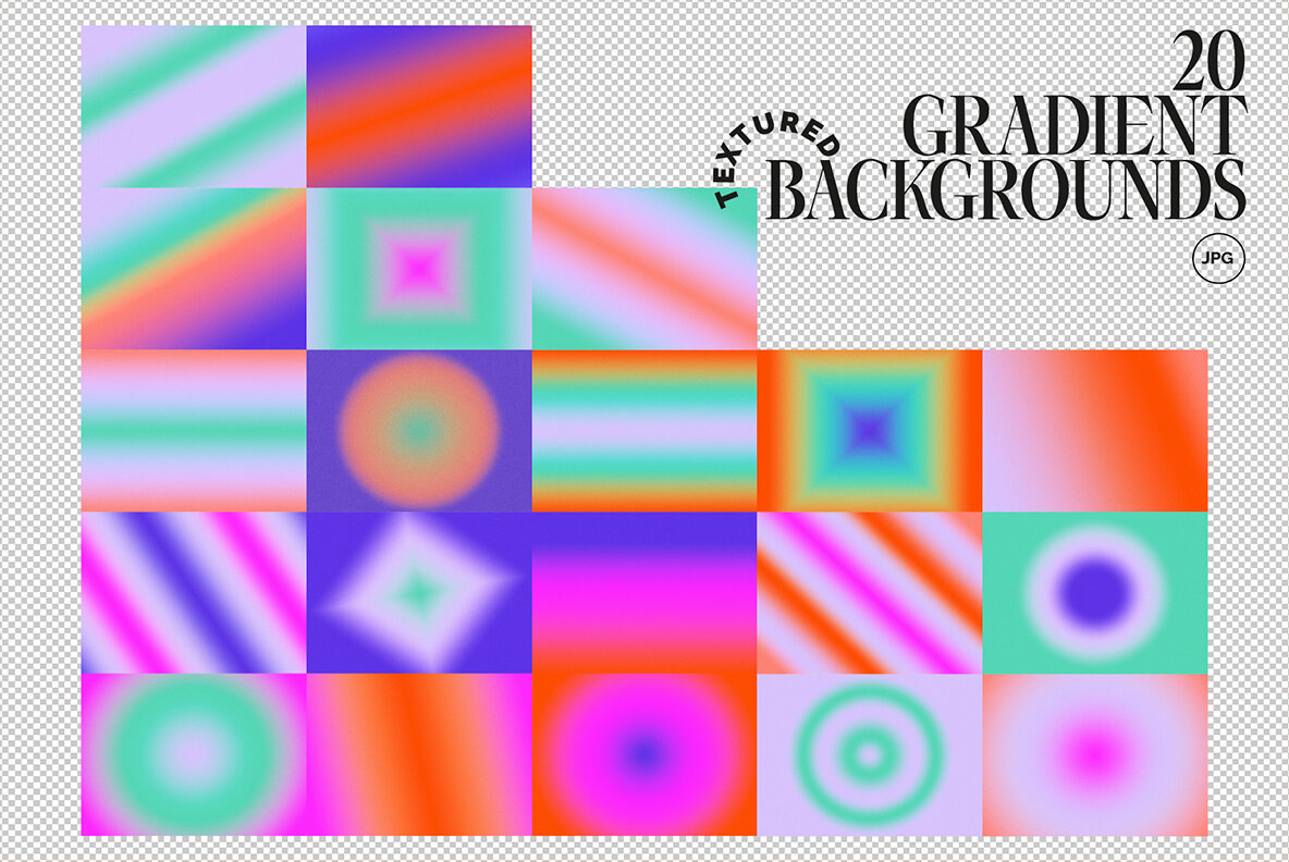 Bleached Gradient Set 7