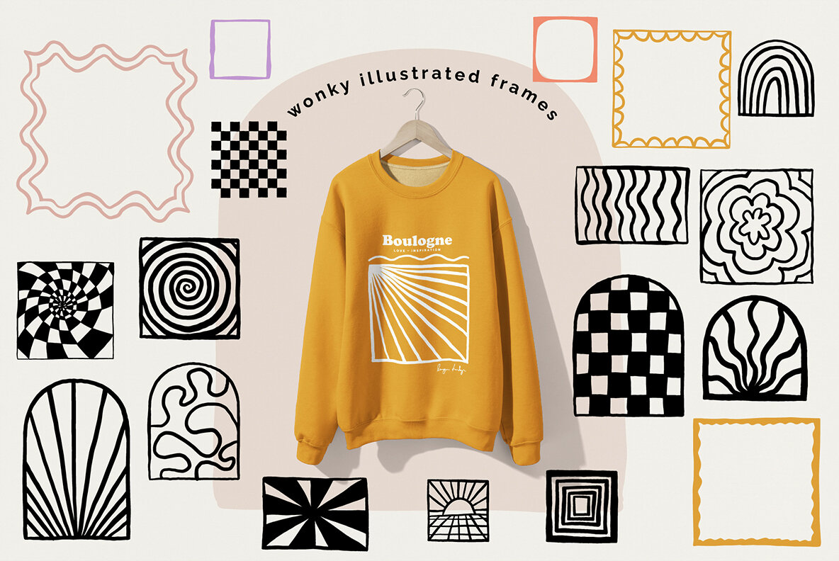 Naive Library Vector Clipart and Posters 4