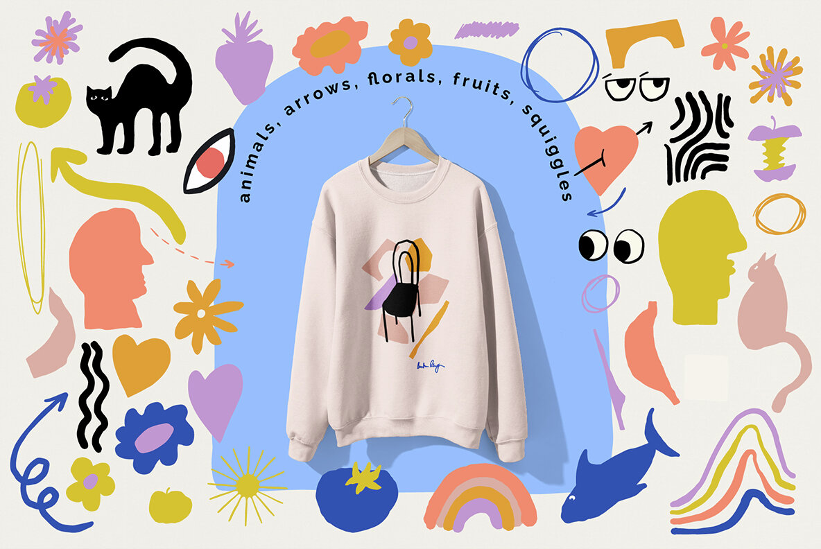 Naive Library Vector Clipart and Posters 14