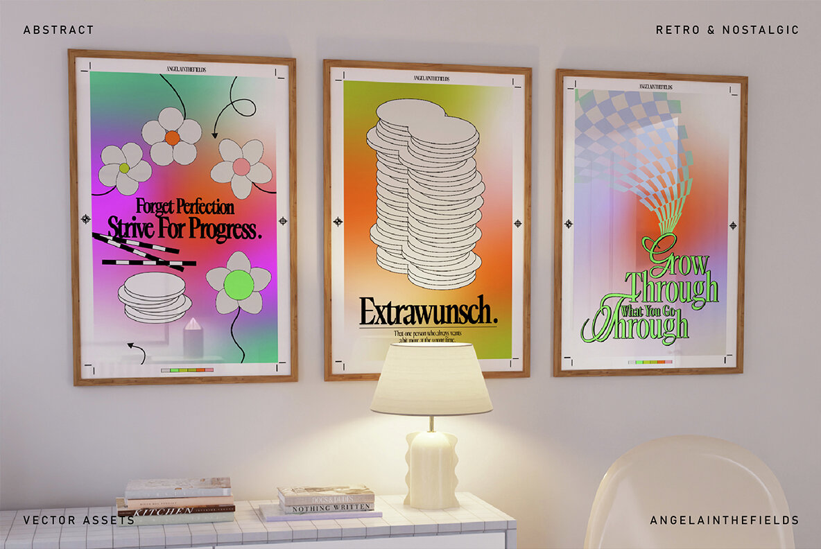 Postmodern Squiggle Vector Clipart 11