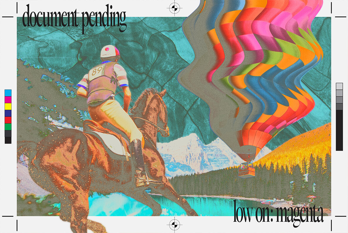 90s Collage Low Ink Kit 14