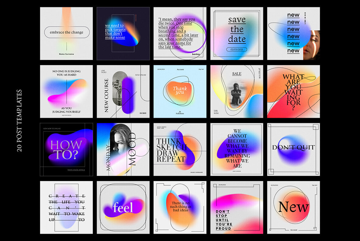 Chroma Grainy Instagram Template 4