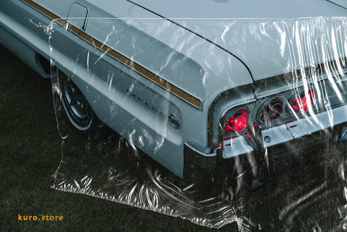 Plastic Foil Overlay Effect 3