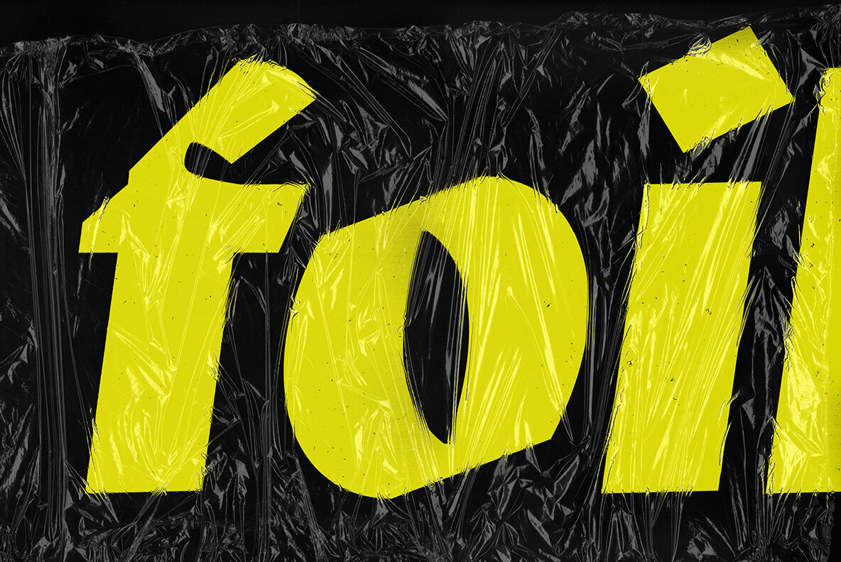 Plastic Foil Overlay Effect 4