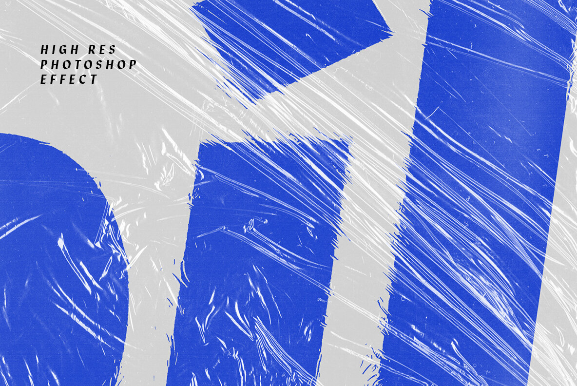 Plastic Foil Overlay Effect 5