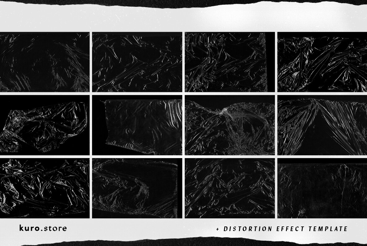 Plastic Foil Overlay Effect 6