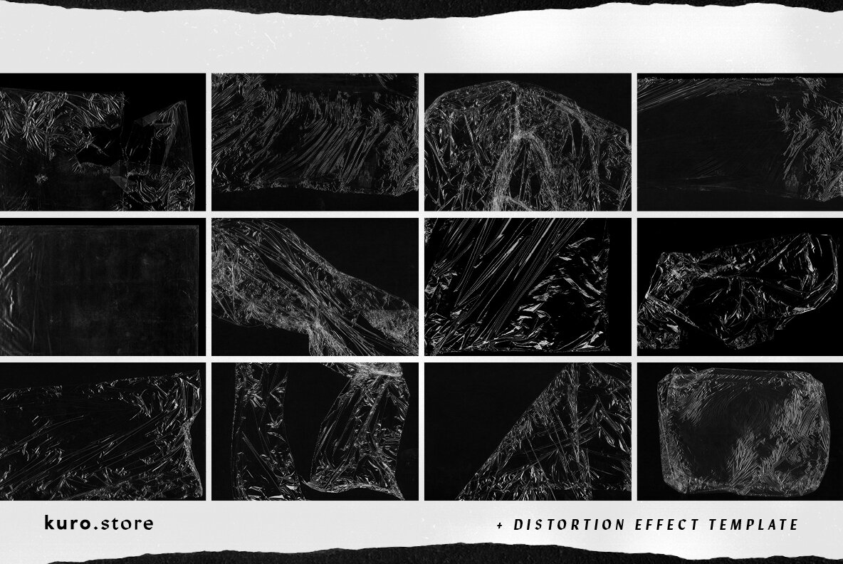 Plastic Foil Overlay Effect 7