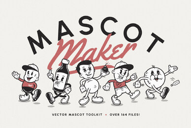 Mascot Maker   Vintage Vector Character Toolkit