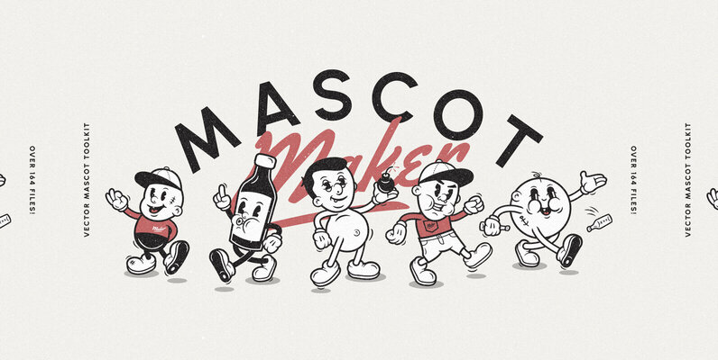 Mascot Maker   Vintage Vector Character Toolkit