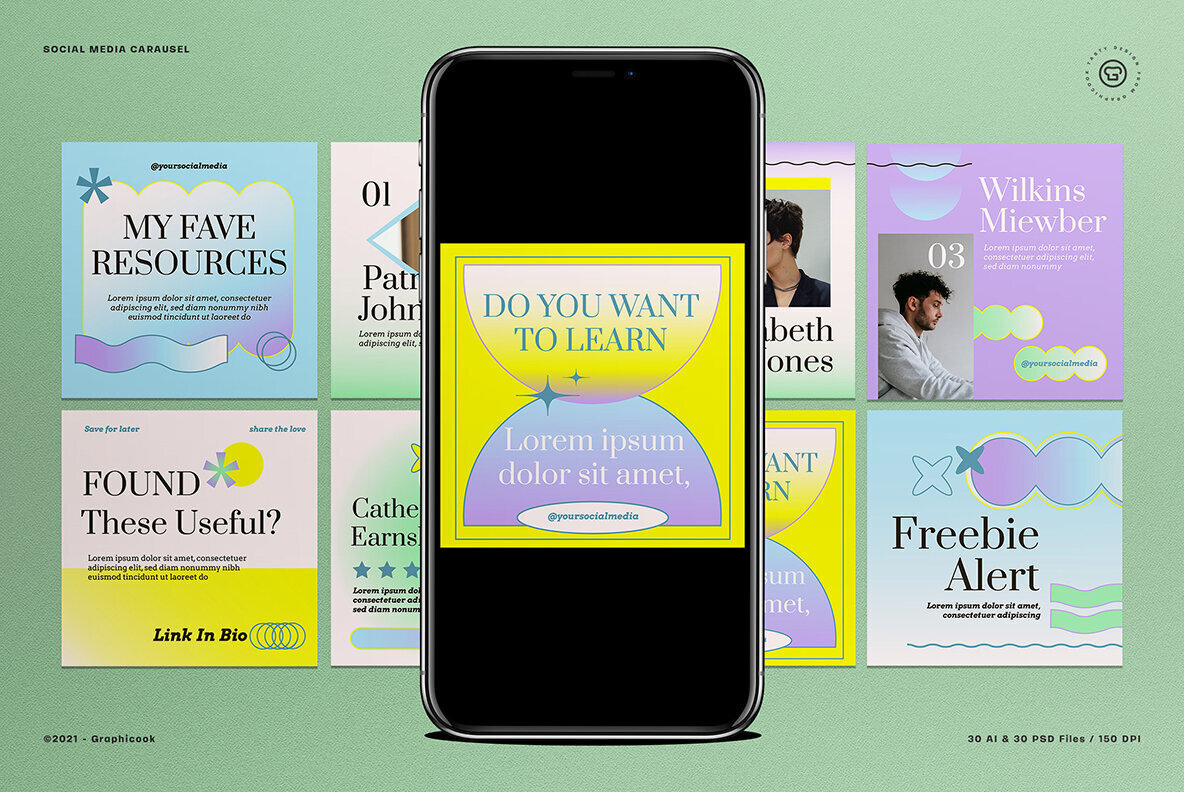 Soft Gradient Podcast Instagram Carousel 2