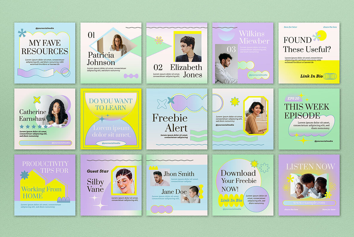 Soft Gradient Podcast Instagram Carousel 3