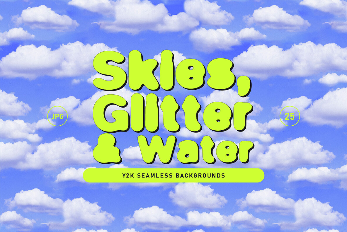 Y2K Seamless Pattern Backgrounds 1