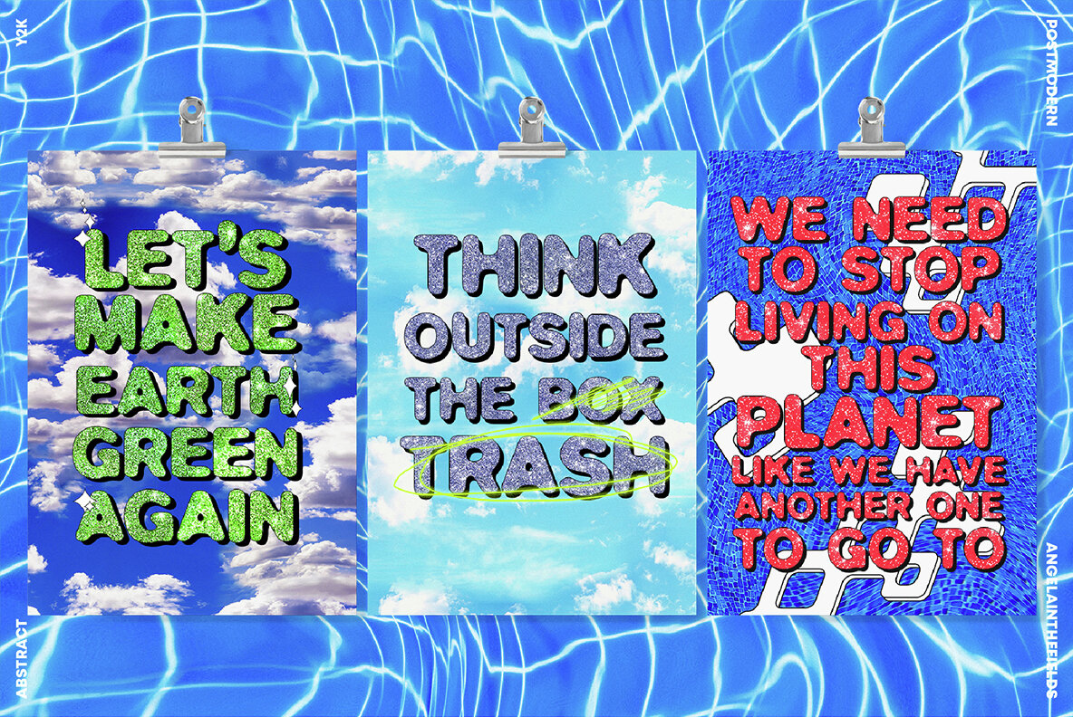 Y2K Seamless Pattern Backgrounds 5