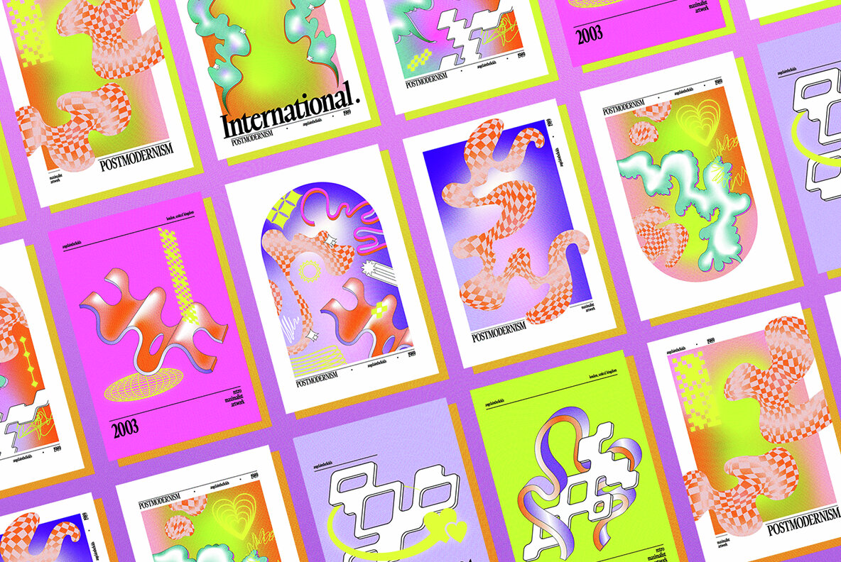 Postmodern Squiggle 2 Vector Clipart 5