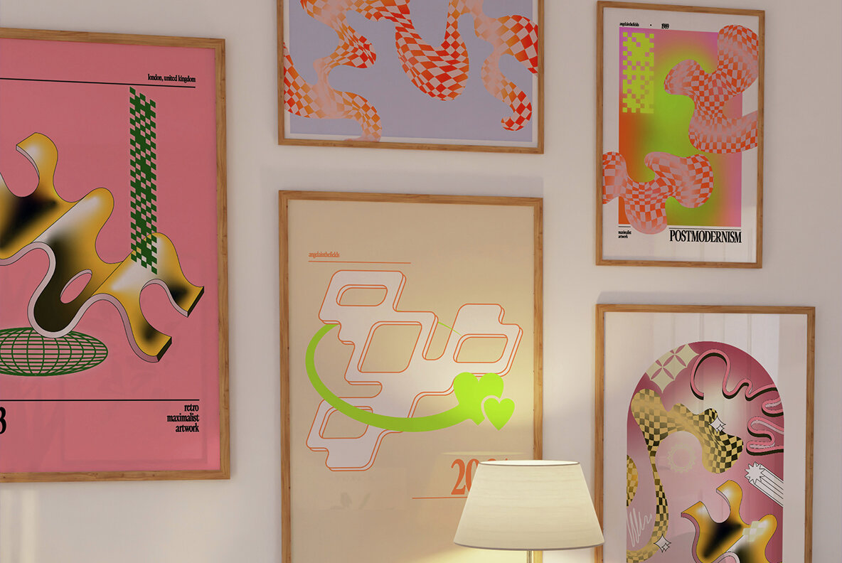 Postmodern Squiggle 2 Vector Clipart 8