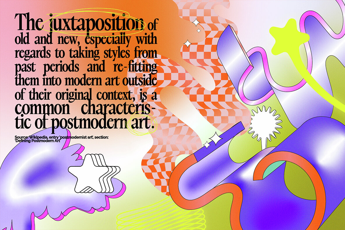 Postmodern Squiggle 2 Vector Clipart 10