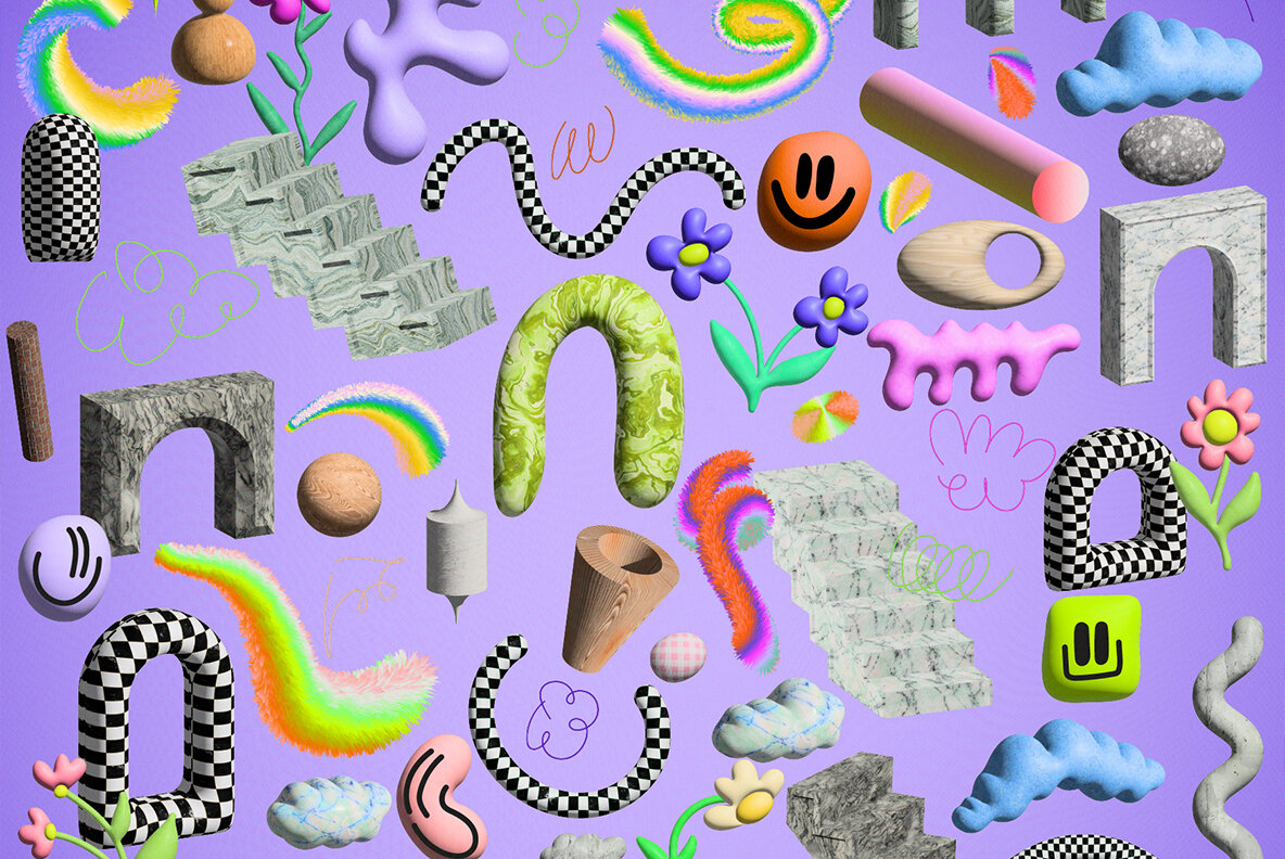 Neo 3D Postmodern Elements 6