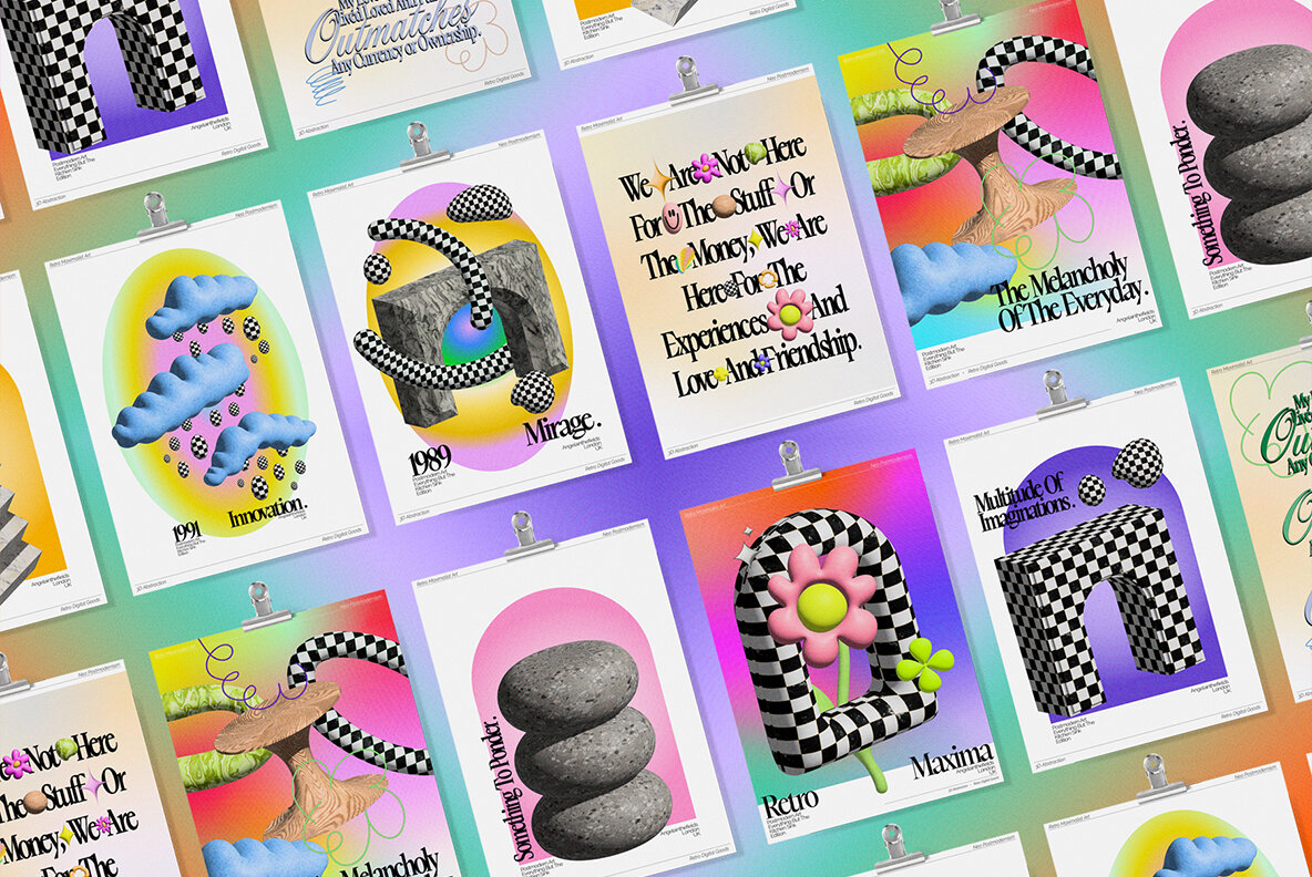 Neo 3D Postmodern Elements 9