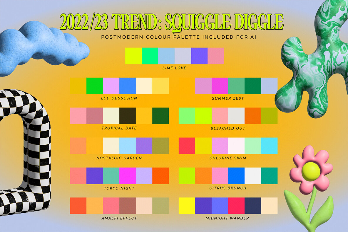 Neo 3D Postmodern Elements 11