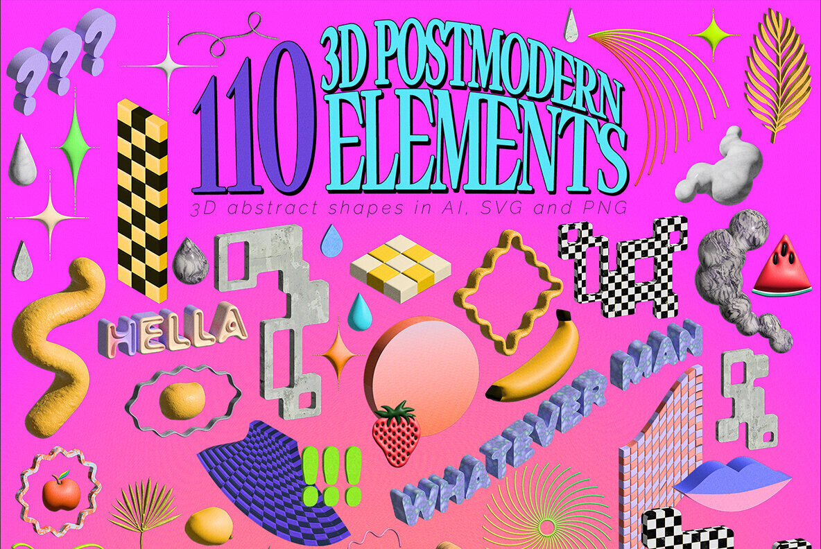 Neo 3D Postmodern Elements 2 3