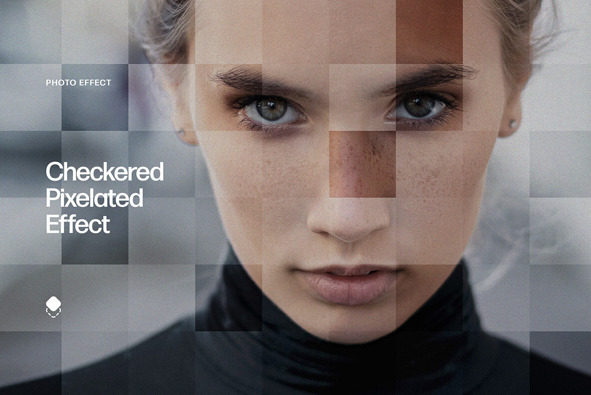Checkered Pixelated Effect 1