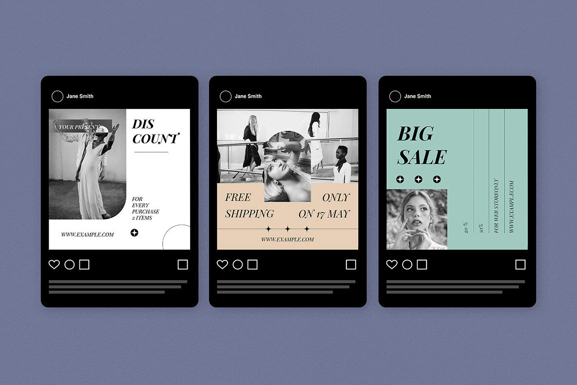 Sage Minimalism Fashion Instagram Pack 5