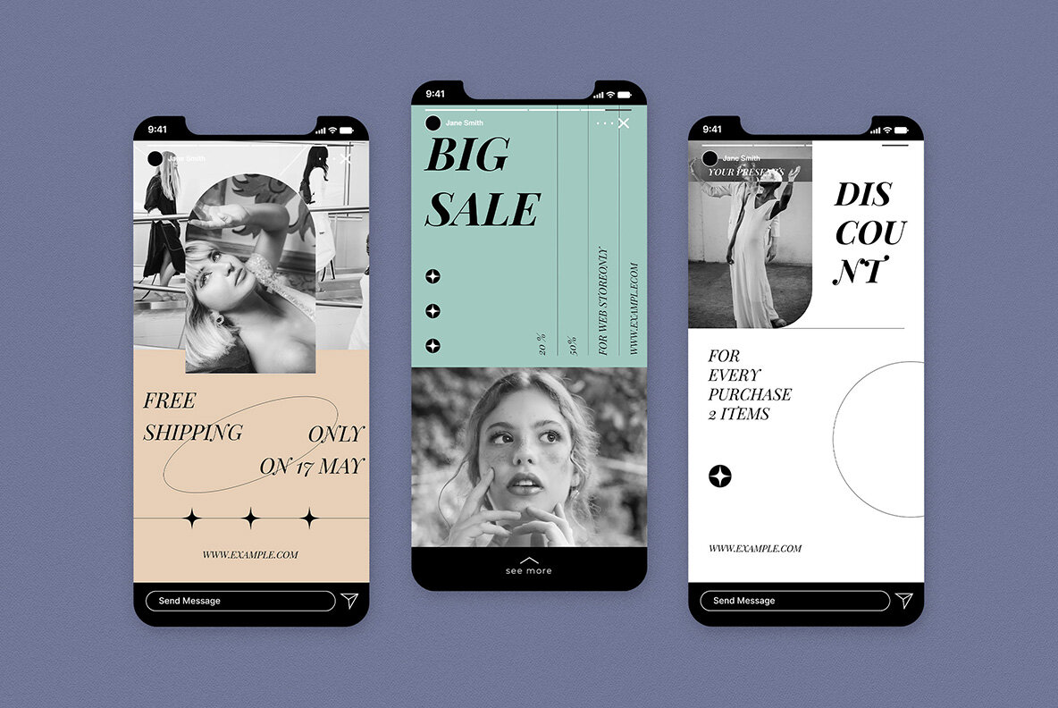 Sage Minimalism Fashion Instagram Pack 7