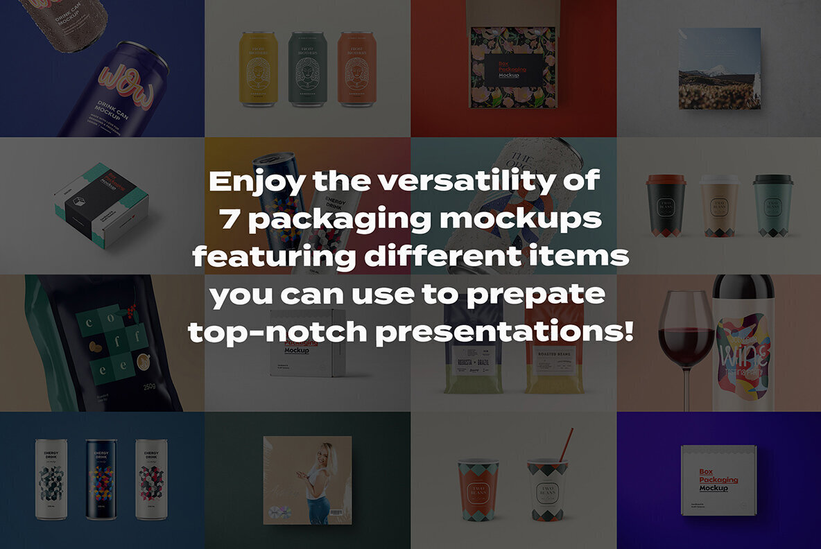 Packaging Mockups Bundle 2