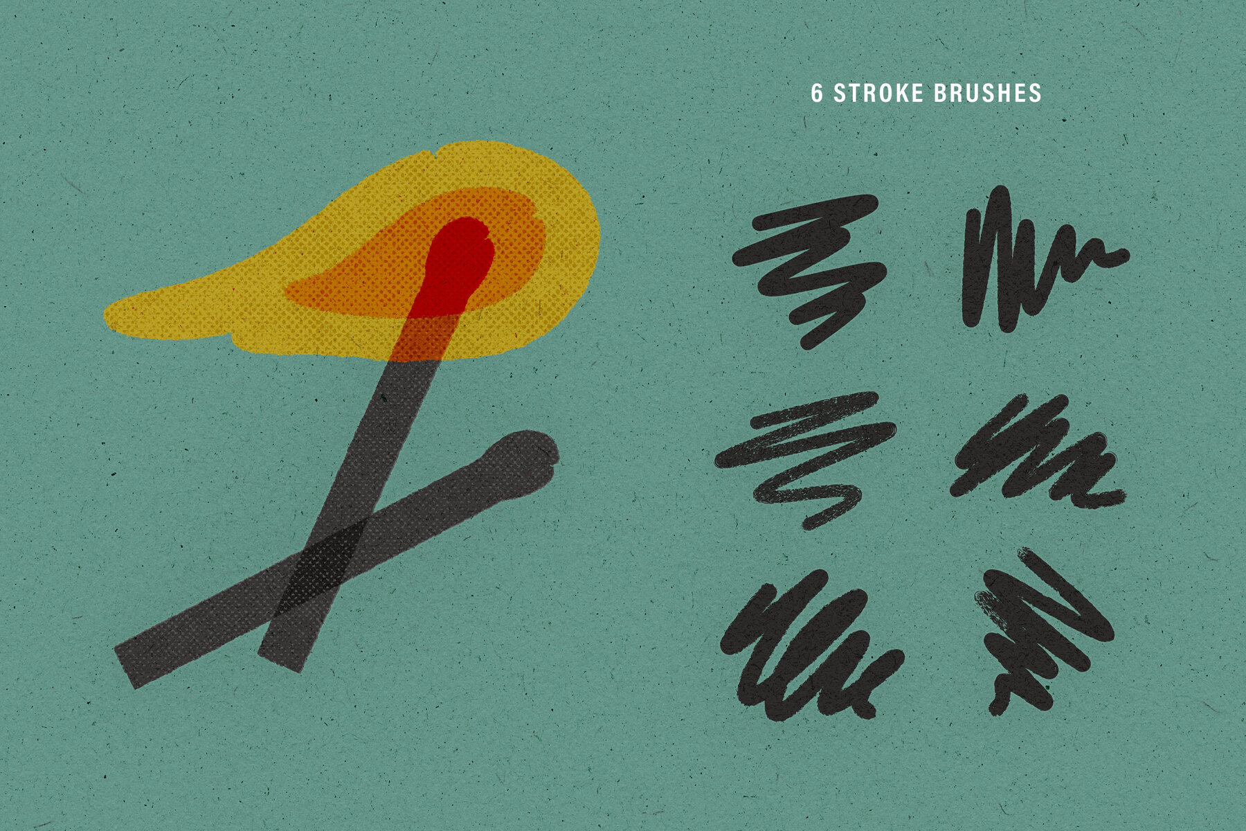 Printing Press Illustrator Brushes 4