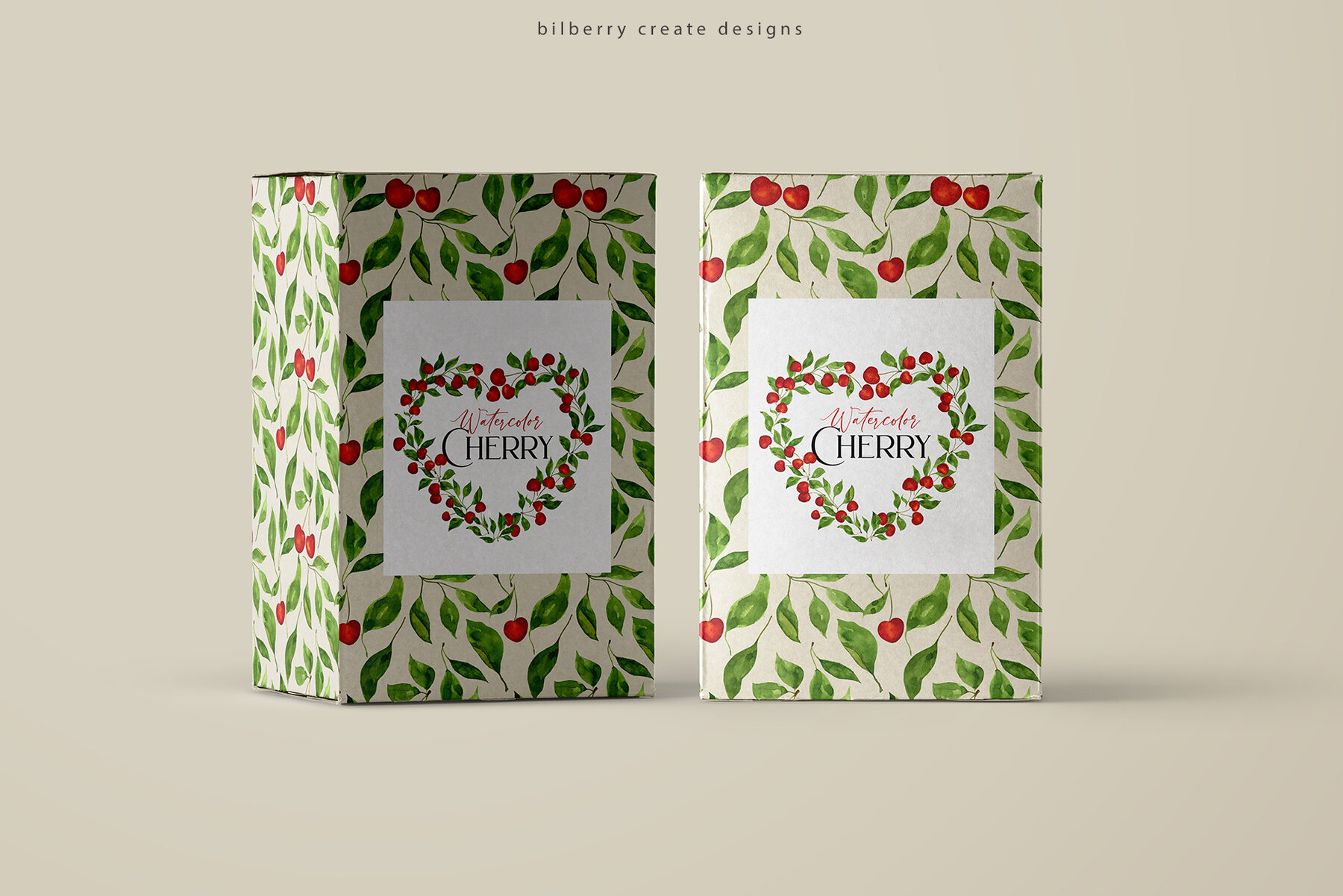 Watercolour Cherry Art Set 12