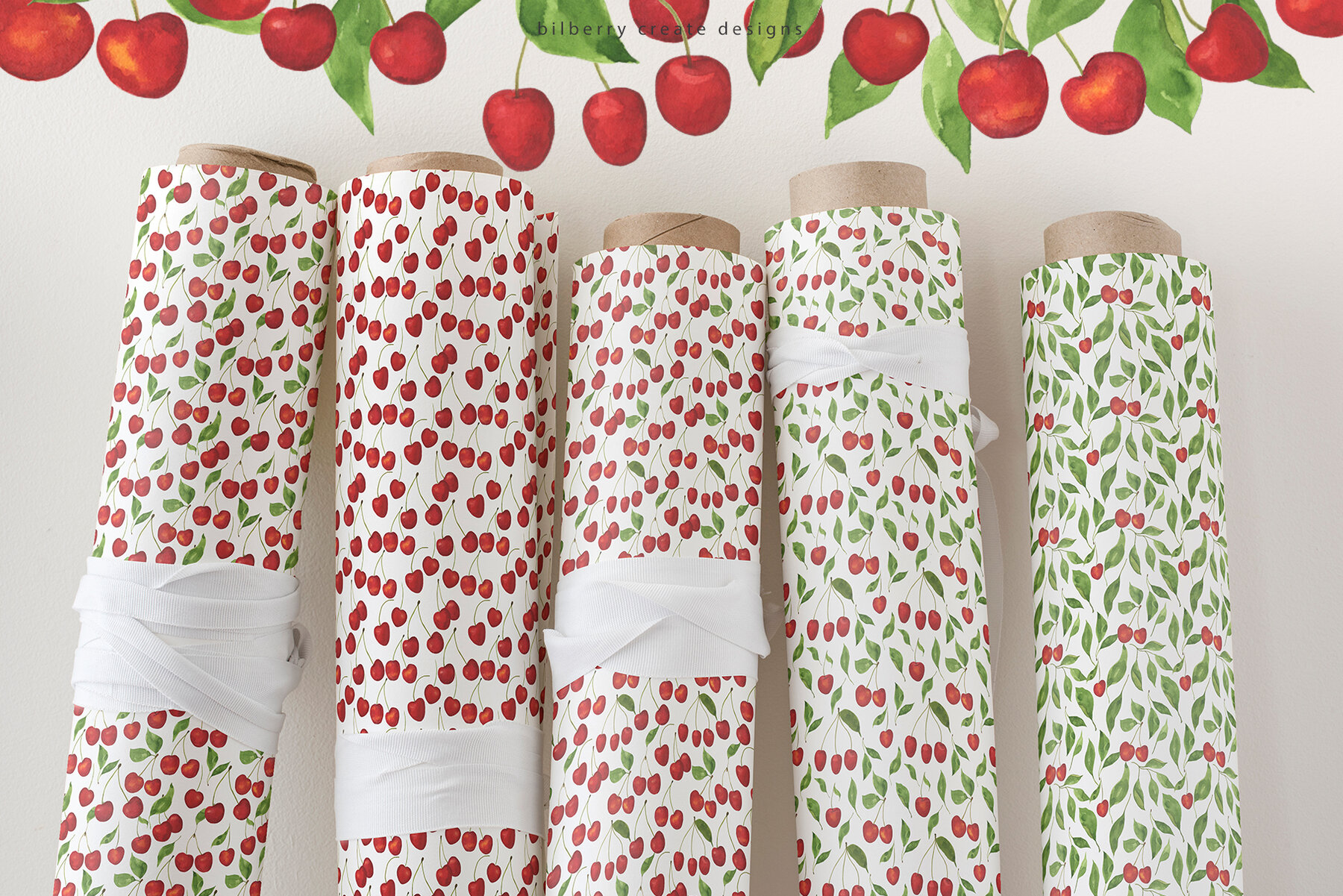 Watercolour Cherry Art Set 20