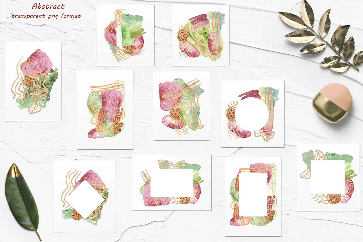 Autumn Garden Watercolor Collection 10