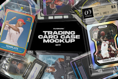 Trading Card Case Mockup
