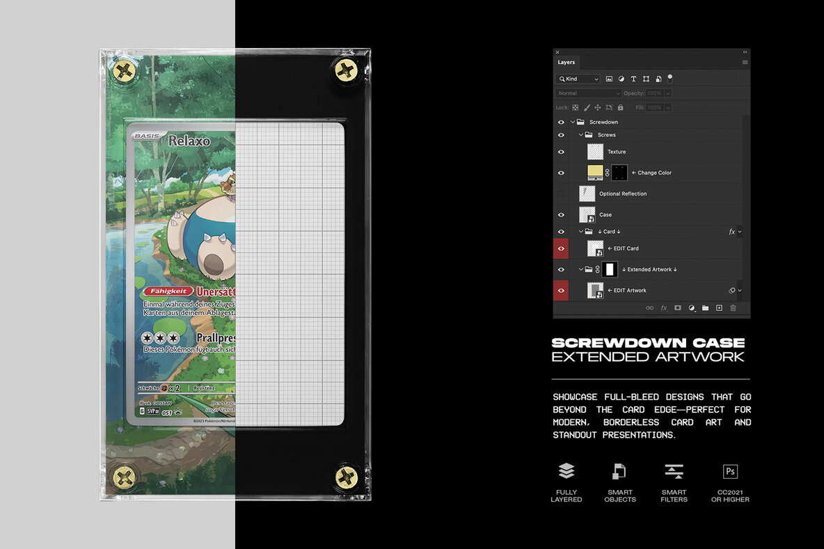Trading Card Case Mockup 7