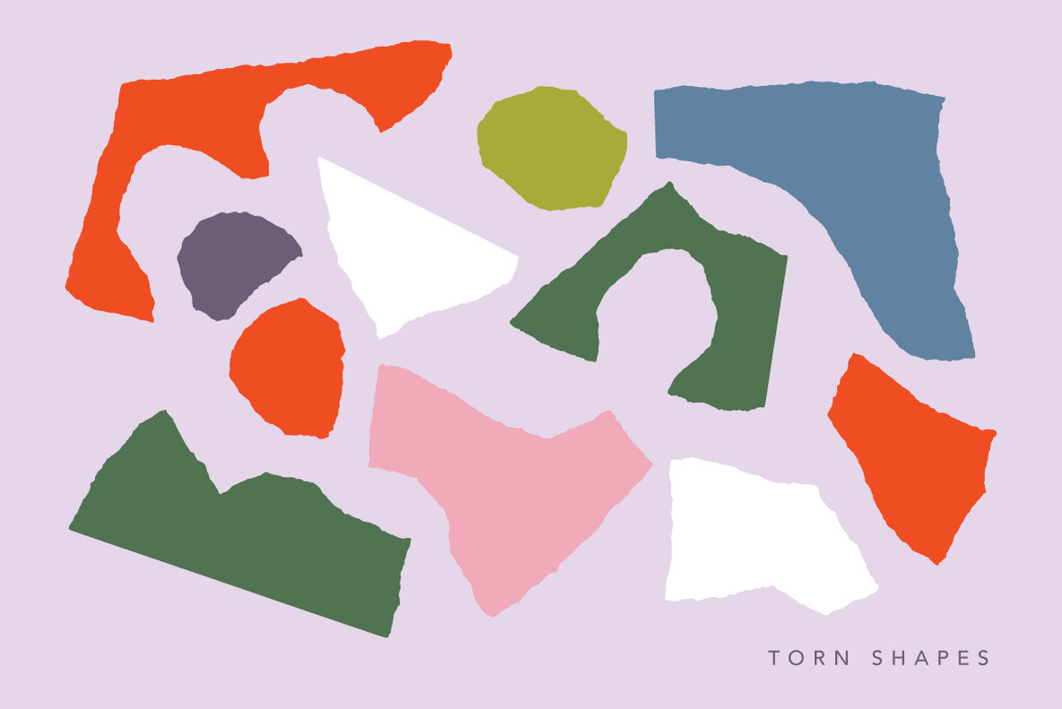 Torn Shapes 9