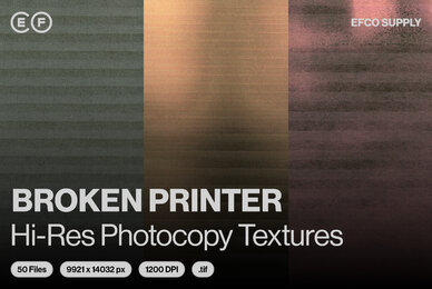 50 Broken Printer Textures
