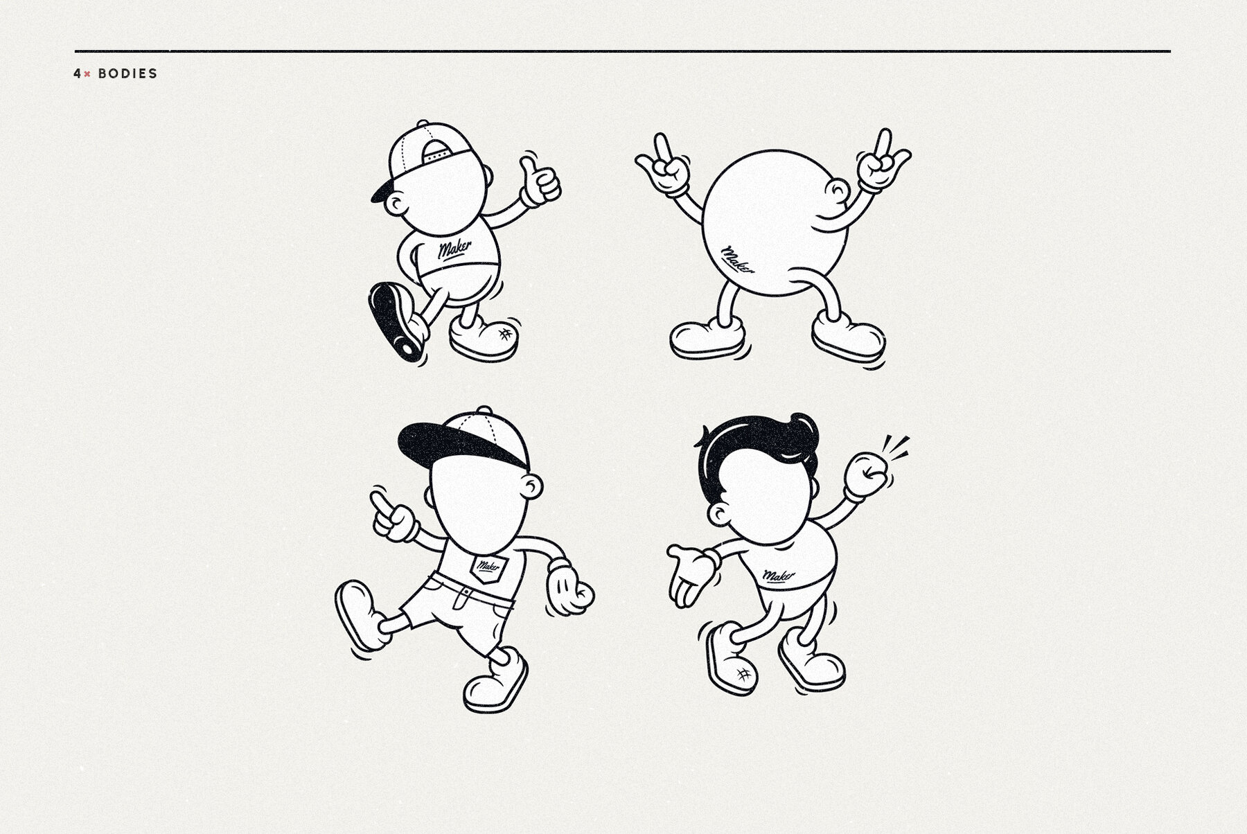 Mascot Maker   Vintage Vector Cartoon Characters 10