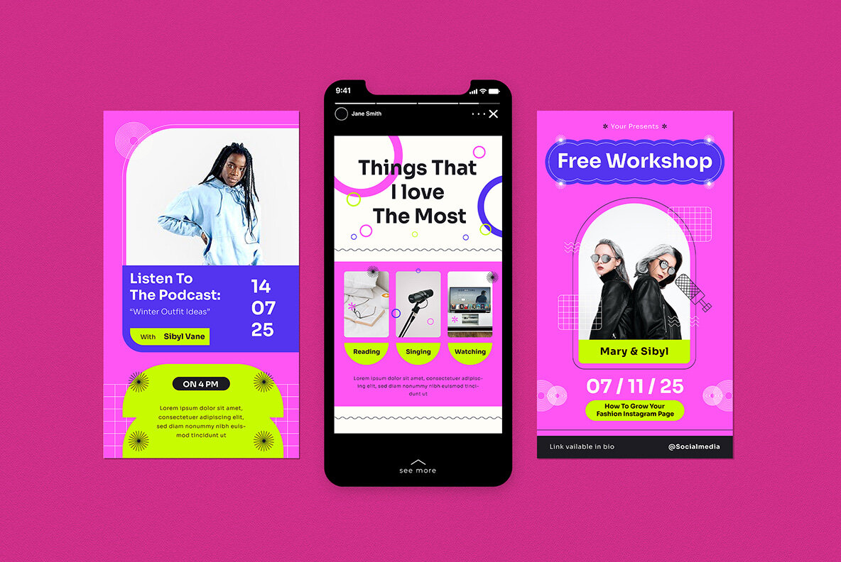 Purple Pop Branding Coach Instagram Pack 6