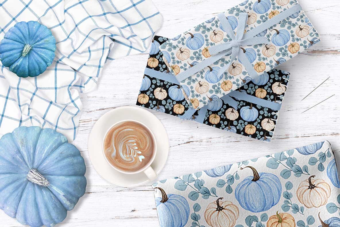 Amazing Pumpkins Watercolor Clipart 13