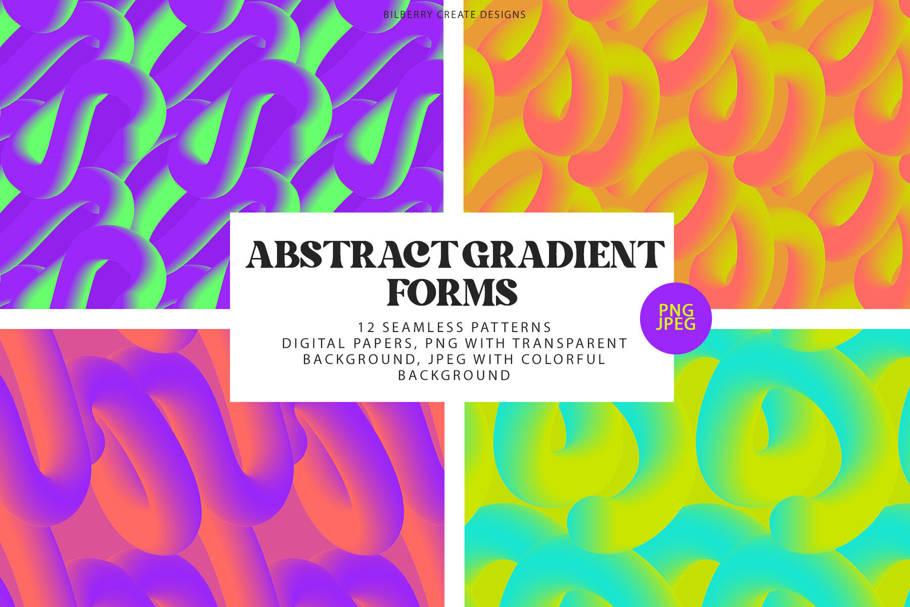 Abstract Gradient Forms Patterns