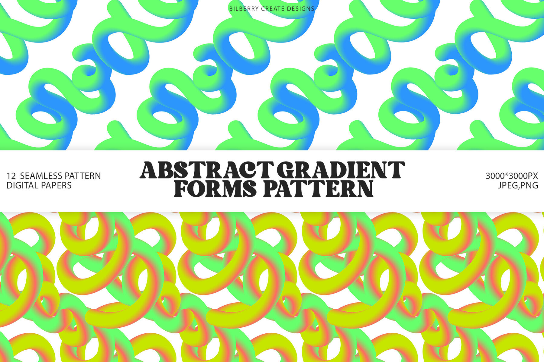 Abstract Gradient Forms Patterns 4