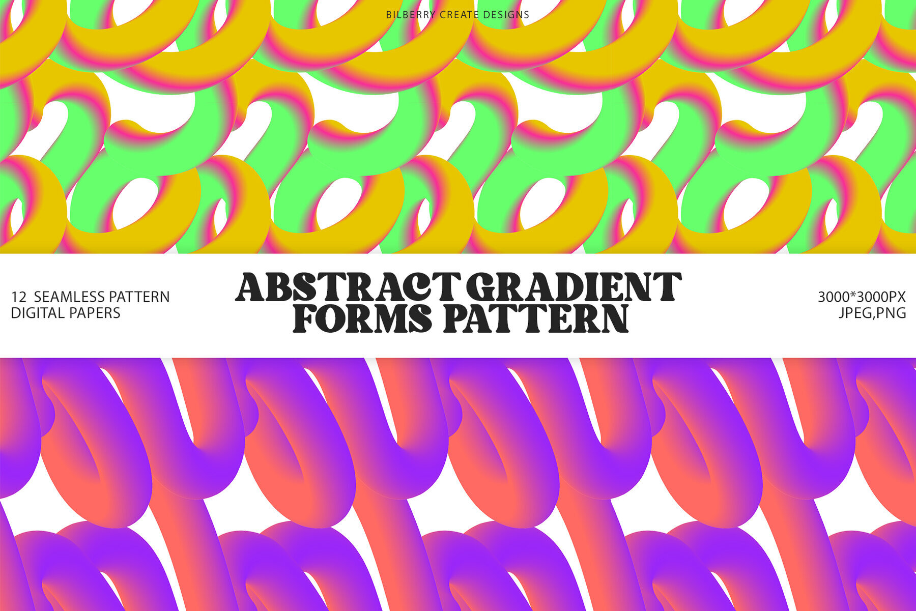 Abstract Gradient Forms Patterns 5
