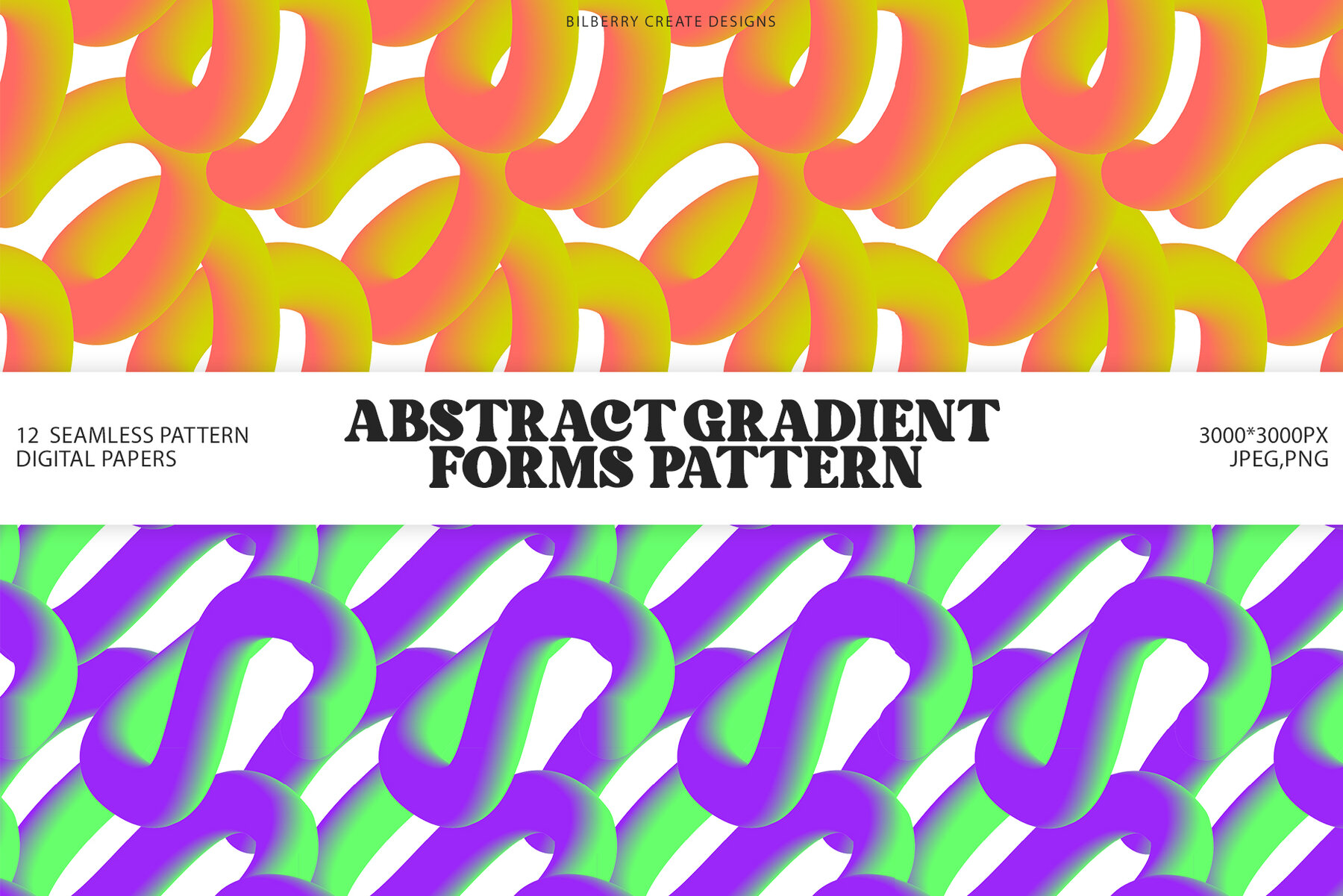 Abstract Gradient Forms Patterns 6