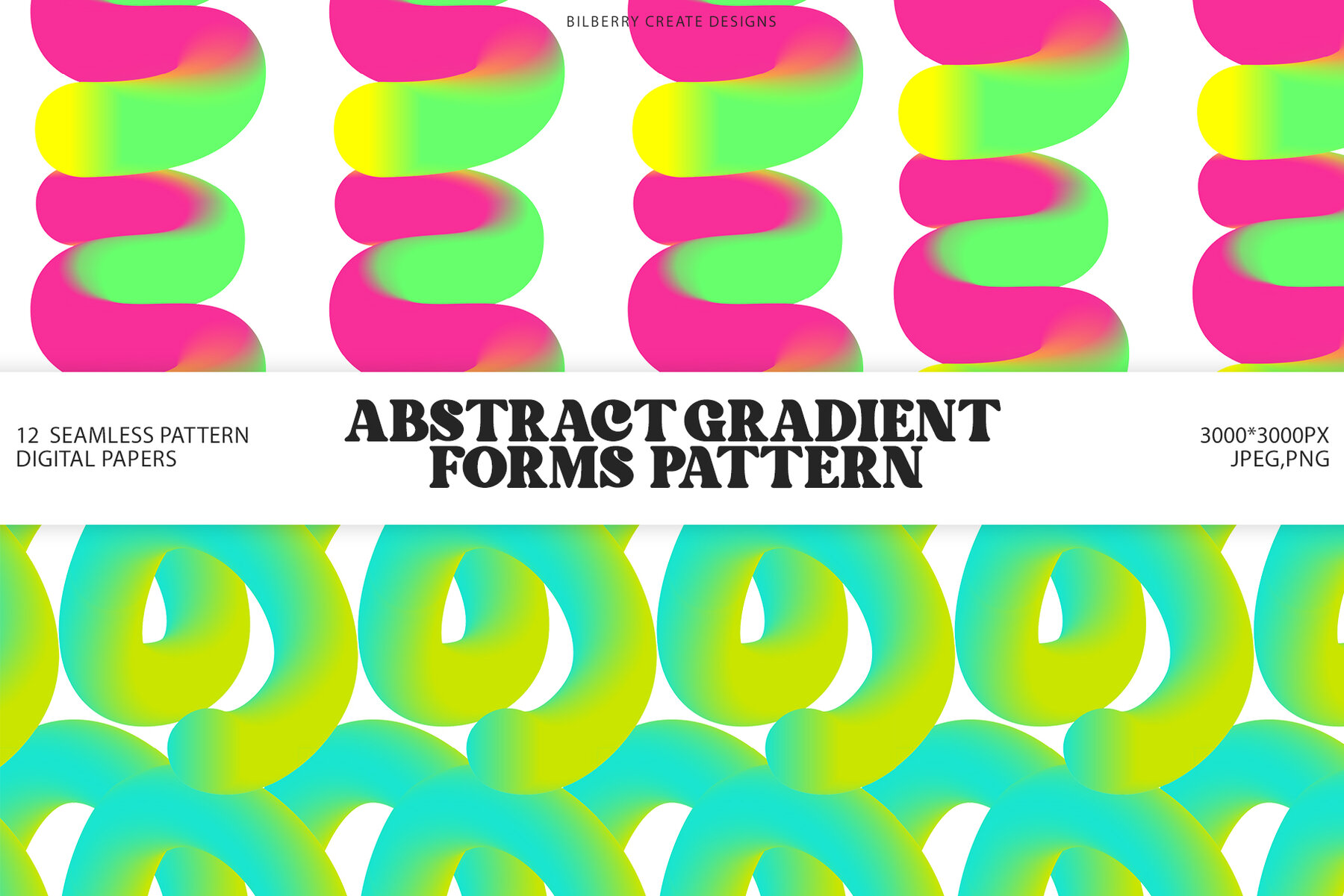 Abstract Gradient Forms Patterns 8