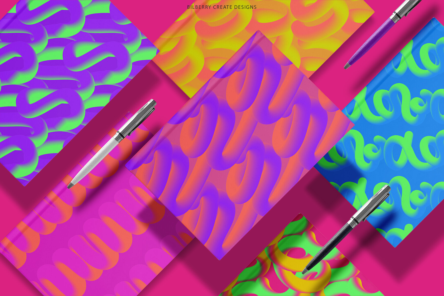 Abstract Gradient Forms Patterns 10