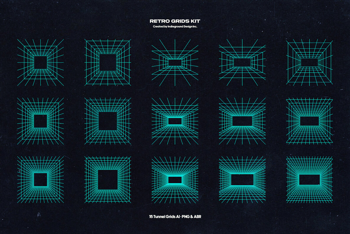 Retro Grids 10